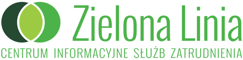 Logo Zielona Linia - centrum informacyjne służb zatrudnienia 